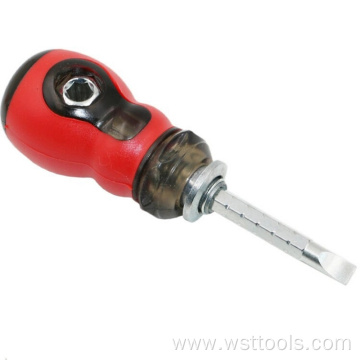 Retractable Rachet Screwdriver with magnetic bits